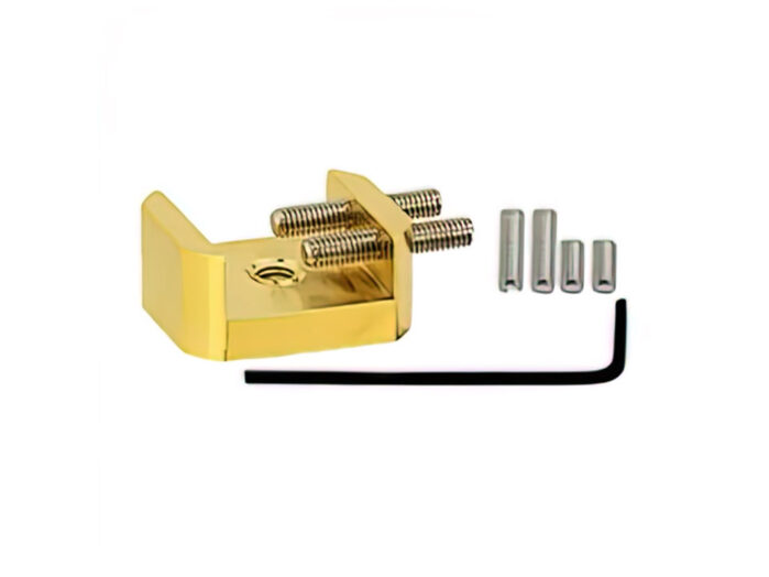 GB16 bulk sample holder for up 16mm, gilded brass - M4