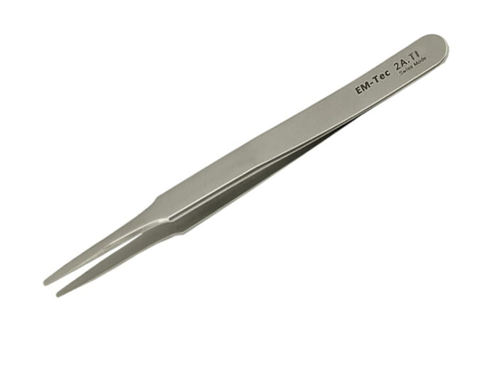 high precision tweezers style 2A with flat accurate round tips