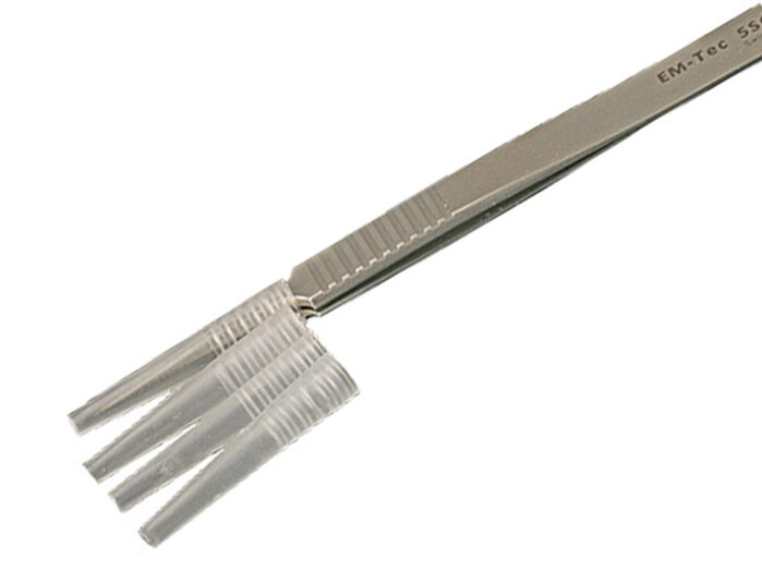 EM-Tec plastic tweezers guards for EM-Tec tweezers