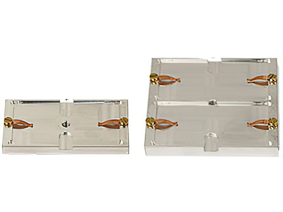 12-000261-EM-Tec single geological thin section holder for one petrographic slide-pin