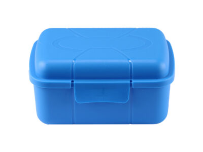 B40 polypropylene plastic hinged storage box - 106 x 72 x 55mm