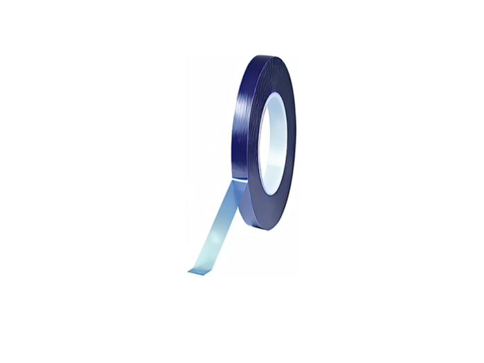 Single sided blue transparent PVC surface protection tape, 12mm x 100m