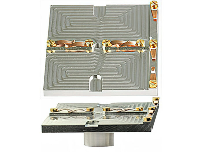 Geological thin section holder for two slides up to 28 x 48mm