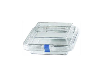 Micro-Tec M50 clear membrane box- hinged-130x130x50mm