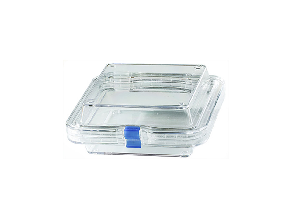 Micro-Tec M50 clear membrane box- hinged-130x130x50mm