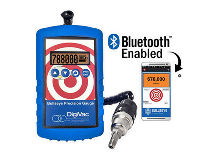 Bullseye Bluetooth wireless precision vacuum gauge with Thermocouple sensor, 1/8inch NPT