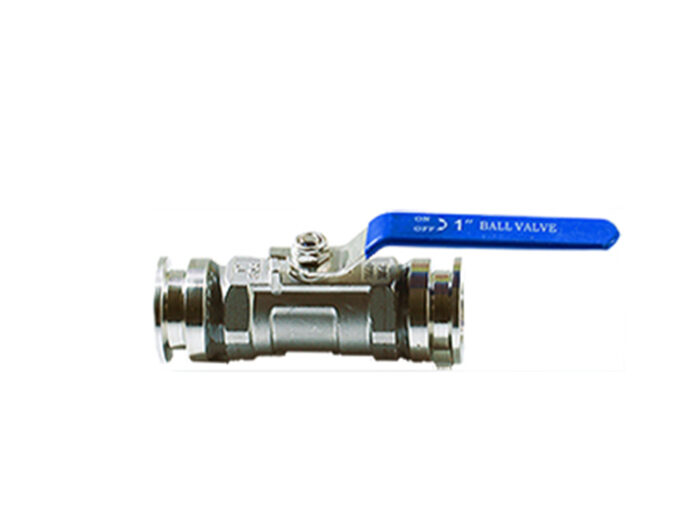 EM-Tec DN25KF stainless steel In-line ball valve