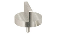 10-002208-Double 90 degree angled SEM pin stub-25 diameter standard pin-aluminium
