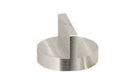 10-004228-Double 90 degree angled SEM pin stub-25 diameter M4-aluminium